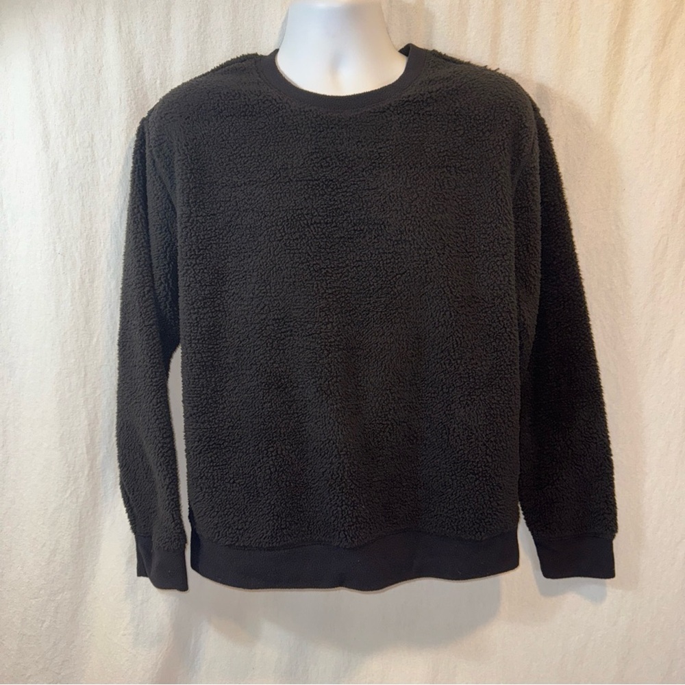 Gently Used Men’s Express Fleece Crewnecks Sweatshirt Reversible Size Small